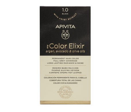 Apivita teinture permanente 1.0 noir