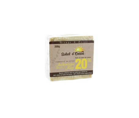 Pharm'up Savon d'Alep 20% Soleil d'Orient Pain Visage & Corps 200g
