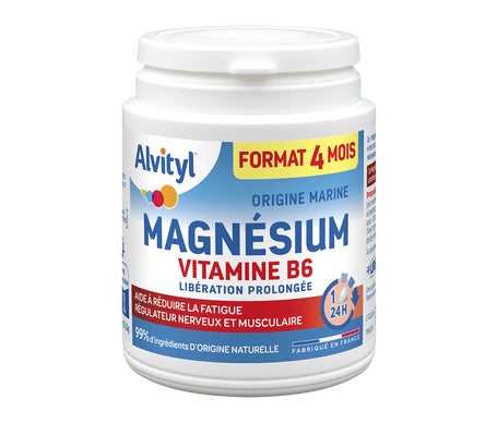 Alvityl Magnésium Vitamine B6 Liberation Prolongée 120 Comprimés