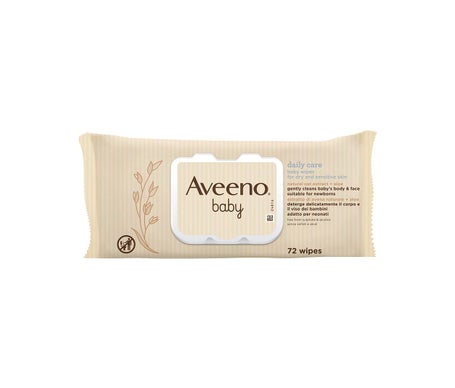 Aveeno Baby Lingettes Nettoyantes 72uts