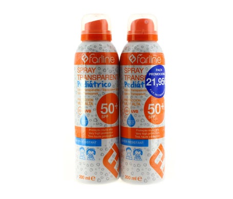 Farline Pack Spray Solaire Spf 50+ 2x200ml