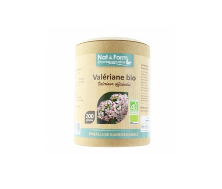 Nat & Form Eco Valériane Bio 200 Gélules
