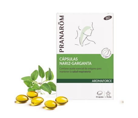 Pranarôm Aromaforce Capsules Nez Gorge Bio BIO 30 Capsules