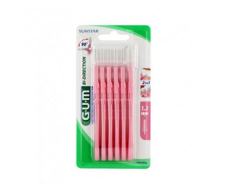 Gum Proxabrush bidirection Brossettes interdentaires 1,2mm