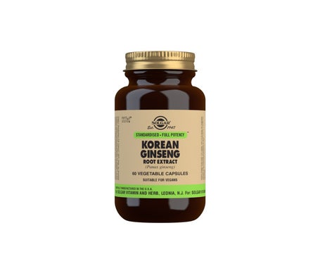 Solgar Korean Ginseng Root Extract 60càps. Légumes