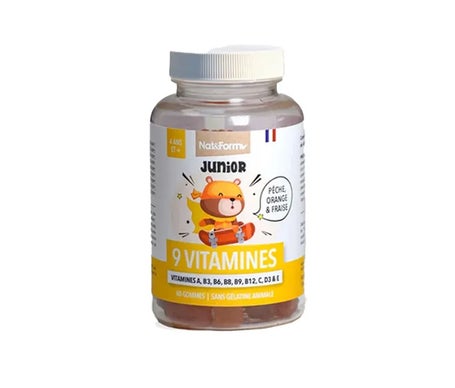 Nat&Form Junior 9 Vitamines 60 Gommes