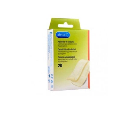 Alvita Adhesive Dressing Foam 20 pcs