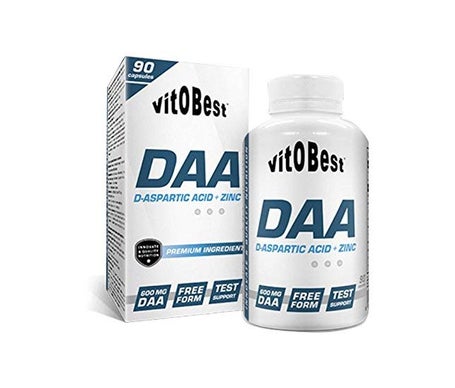 Vitobest Daa Acide D-Aspartique + Zinc 90 Capsules