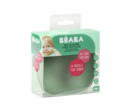 BEABA® Assiette enfant compartimentée silicone sage green