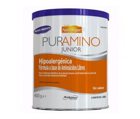 Nutramigen Puramino Junior Fórmula Hipoalergénica 400g