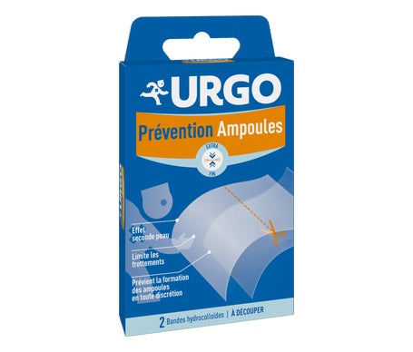 Urgo Ampoules Prévention 2 Bandes Hydrocolloides à Découper