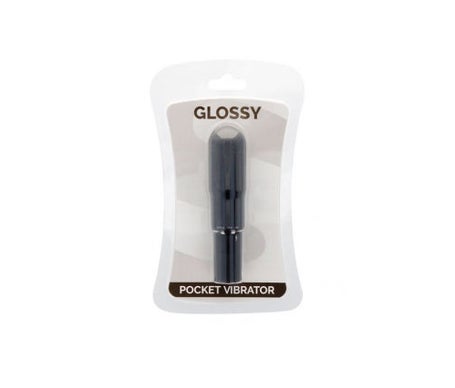 Glossy Pocket Vibrator Noir