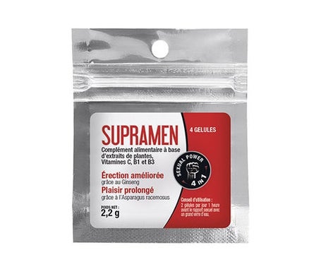 Labophyto Supramen Capsules Stimulantes 4uts