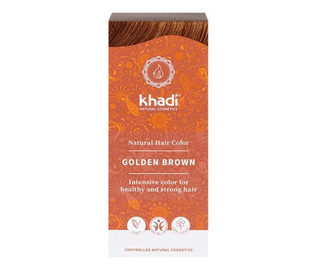 Khadi Teinture brune dorée 100% végétale 100g