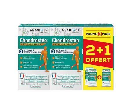 Granions Chondrostéo Articulations 3x90 Comprimés