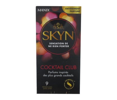 Manix Skyn Cocktail Club 9 préservatifs sans latex