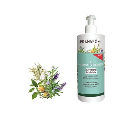 Aromaforce Gel Hydro-Alcoolique Ravintsara Tea Tree 500ml