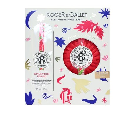 Roger & Gallet Gingembre Rouge Coffret Eau Parfumée Bienfaisante 30ml + Savon 100g