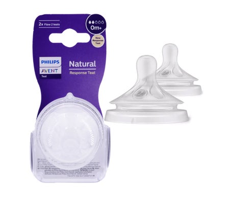 Philips Avent Tétine Natural Naissance Response +0M T2 2uts