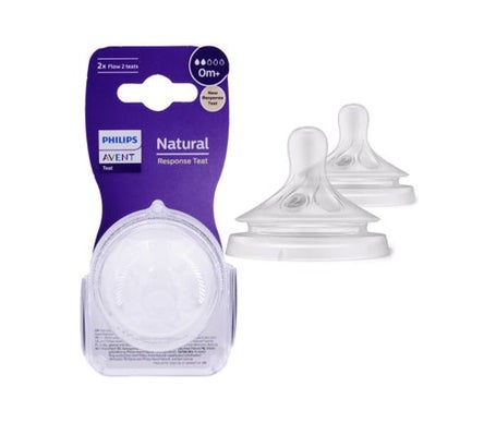 Philips Avent Tétine Natural Naissance Response +0M T2 2uts