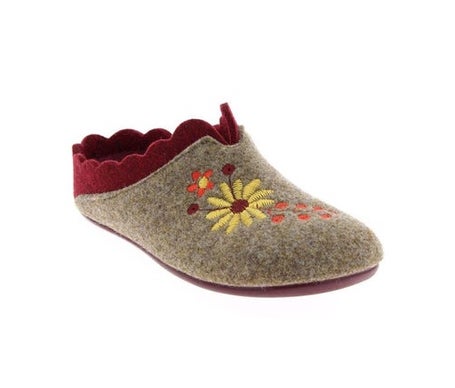 Podowell Pantufla Luisa Beige Talla 39 1 Par