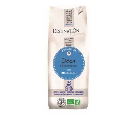 Destination Doux Décaféiné Café Moulu Arabica Bio 250g