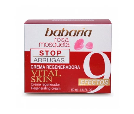 Babaria Crema 9 Efectos Vital Skin Stop Arrugas Rosa Mosqueta 50