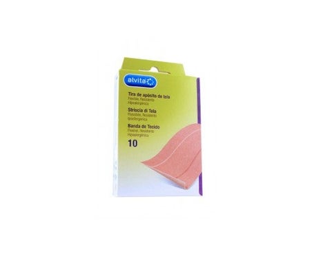 Bandes de tissu adhésif Alvita 10x6cm 10 pcs