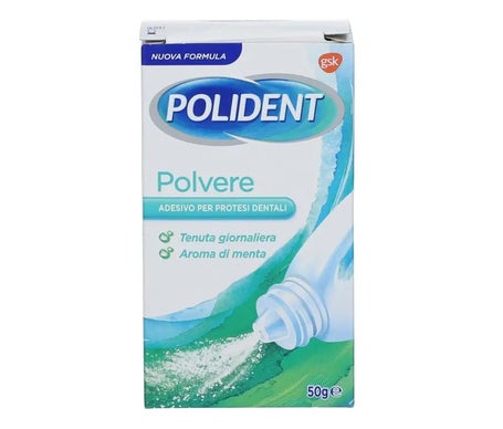 Polident Poudre Adhésive pour Prothèses Dentaires 50g