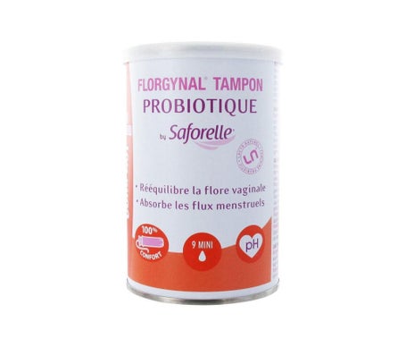 Saforelle Florgynal Tampon Probiotique Mini 9uts