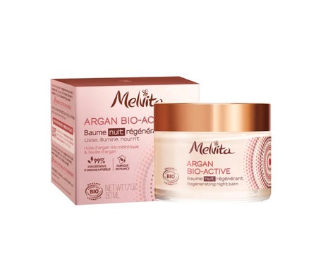 Melvita Argan Bio-Active Baume Nuit Régénérant Bio 50ml