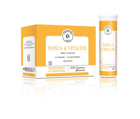 Giphar Tonus et Vitalité 24 comprimés effervescents