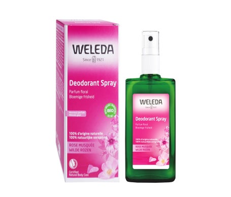 Weleda Déodorant Parfum Floral Rose Musquée Spray 100ml