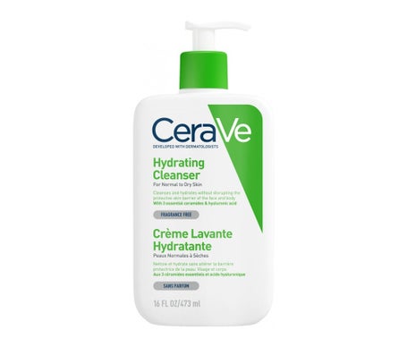 CeraVe Crème Lavante Hydratante Peaux Normales à Sèches 473ml