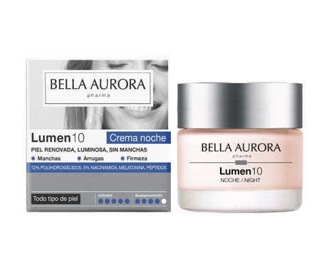 Bella Aurora Lumen10 Crema Antiedad y Antimanchas Noche 50ml