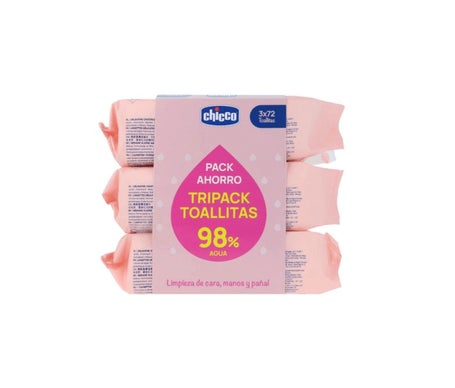 Toallitas Humedas Chicco 3 X 72 Toallitas *