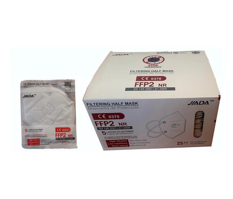 Jiada Masque FFP2 NR Blanc 25 Unités