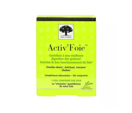 New Nordic Activ'Foie Digestion des Graisses et Activation 105comp