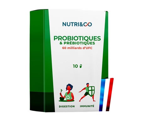 Nutri & Co Probiotiques Et Prébiotiques 10 Gélules