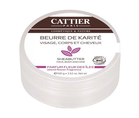 Cattier Beurre De Karité Parfum Fleur Des Iles 100g