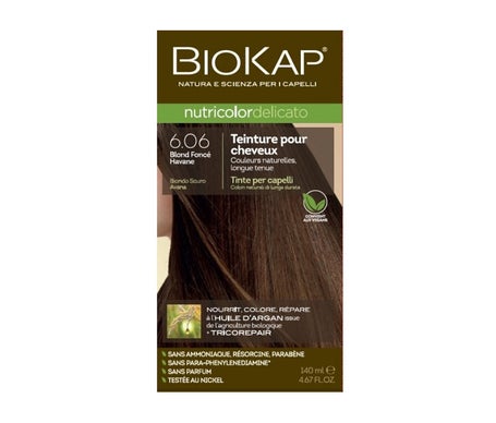Biokap Delicato Tinte Cabello Nro 6,06 Rubio Oscuro Havana 140ml