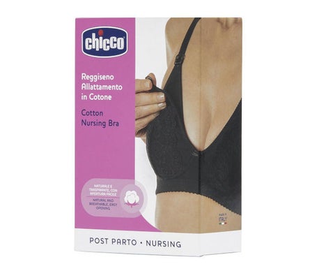 Chicco Allaitement Soutien Gorge Coton Noir Taille 4C 1ut