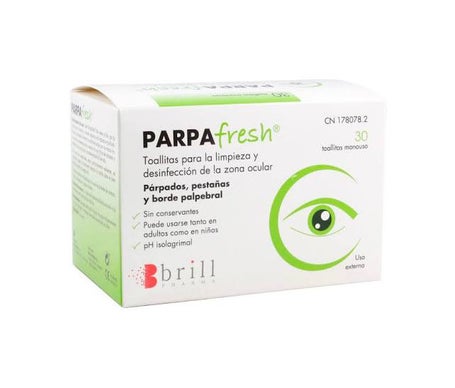 Parpafresh Lingettes Nettoyantes Paupières 30 Unités