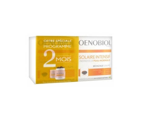 Oenobiol Solaire Intensif Préparateur Peau Normale 2x30caps