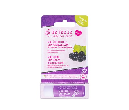 Benecos Vegan Baume à lèvres Cassis 4,8g