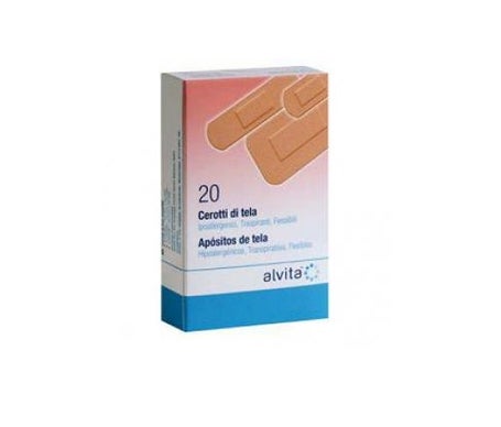 Alvita enduit adhésif couleur chair 20 pcs