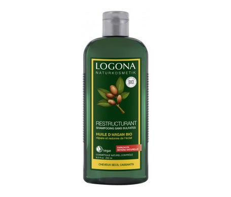 Logona Shampooing Restructurant Huile D'Argan Bio 250ml
