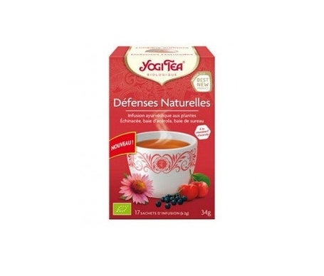 Yogi Tea Infusion Ayurvédique Défenses Naturelles Bio 17 sachets de 2g