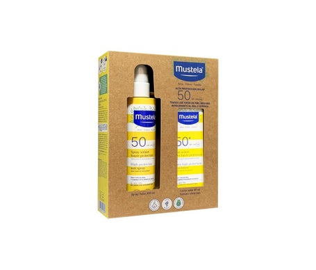 Mustela Pack Spray Solaire Bébé 200ml + Visage 40ml