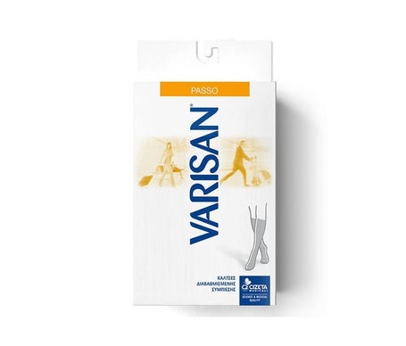 Varisan 2 Passo Chaussette Bleu Chiné Taille 3N 1 Paire